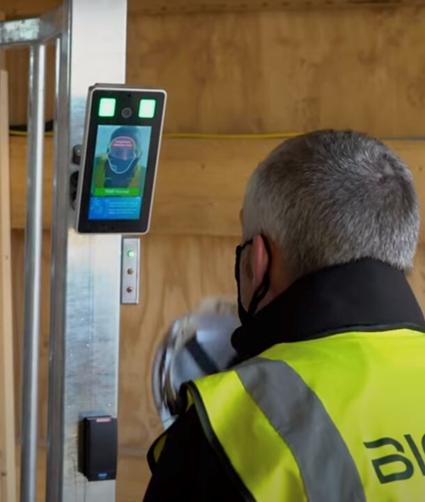 AI-powered video analytics dashboard showing object detection